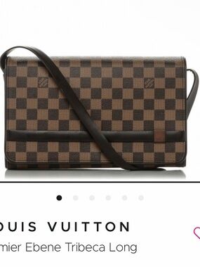 Louis Vuitton Damier Ebene Tribeca Long like new